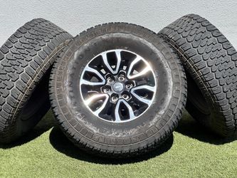17" Ford F-150 SVT Wheels 6x135 Rims 35" A/T Tires Firestone XLT Lariat King Ranch FX4 F150 Tremor