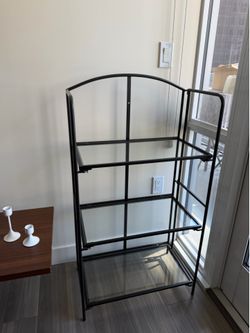 Glass bookshelf