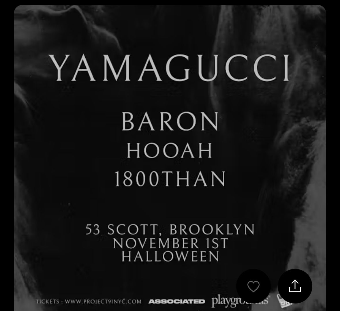 Yamagucci Tickets - 2