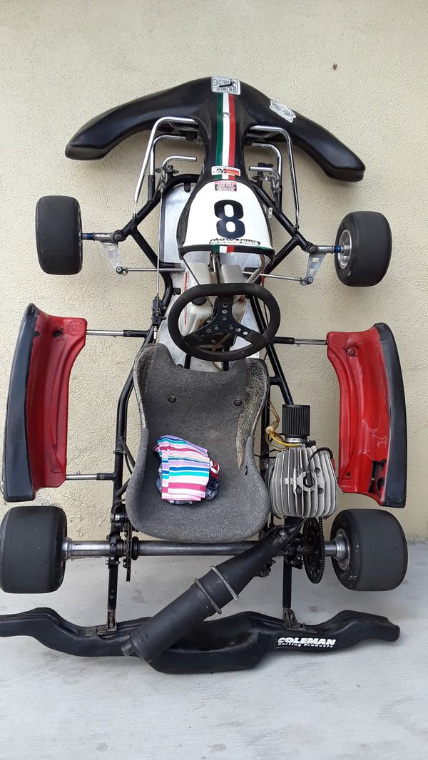 Racing go-kart runs great and extremely fast over 100 miles per hour ...