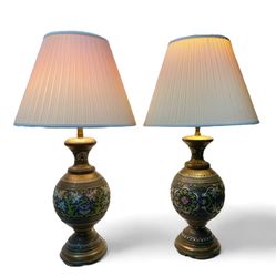 Marbro Set Of Antique Lamps 