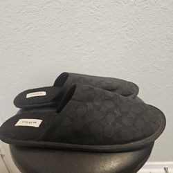 Coach Signature Jacquard Slippers 