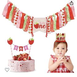 Strawberry Birthday Decorations