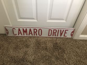 Camaro Sign