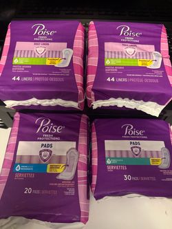 Poise pads/liners bundle