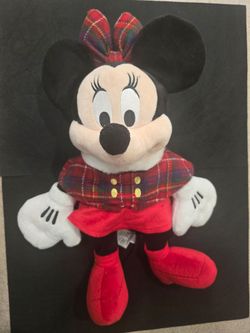 Holiday Minnie Mouse Plaid Cape and Bow 2013
