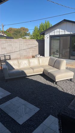 Leather sofa