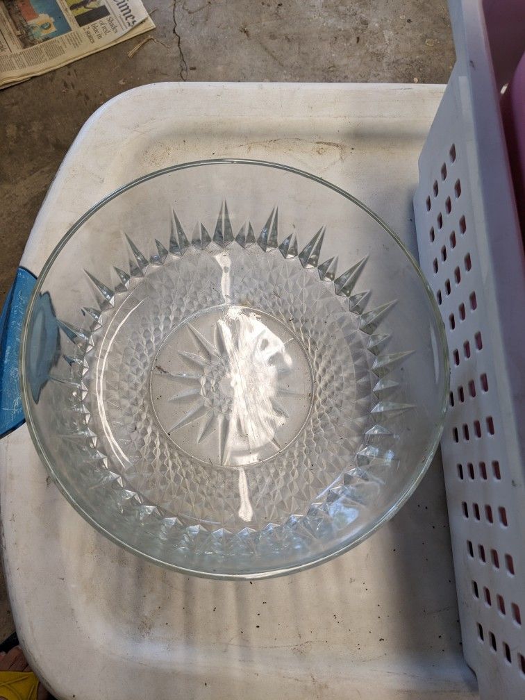 Crystal Serving Bowl