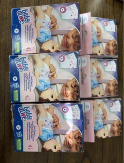 Lot of 6 Baby Alive Refill Doll Diapers Packs of 4 (24 pcs)