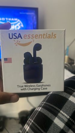 USA essentials, true wireless earphones with Charging Case