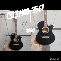 Nueva guitarra acoustica/new acoustic guitar 6 cuerdas