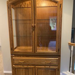 Oak Hutch