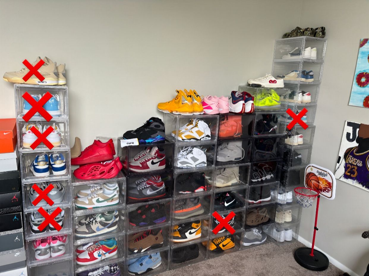 B Grade Sneaker collection/Some are reps