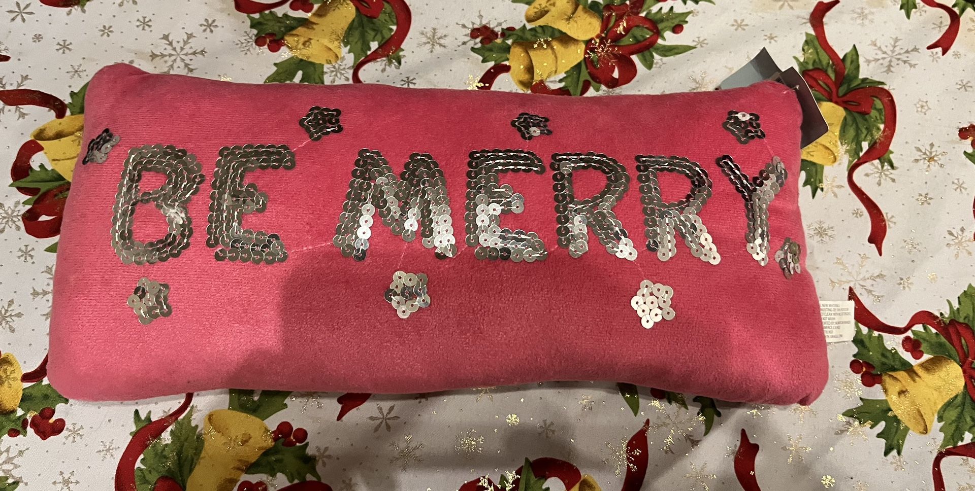 Be Merry Decorative Pillow