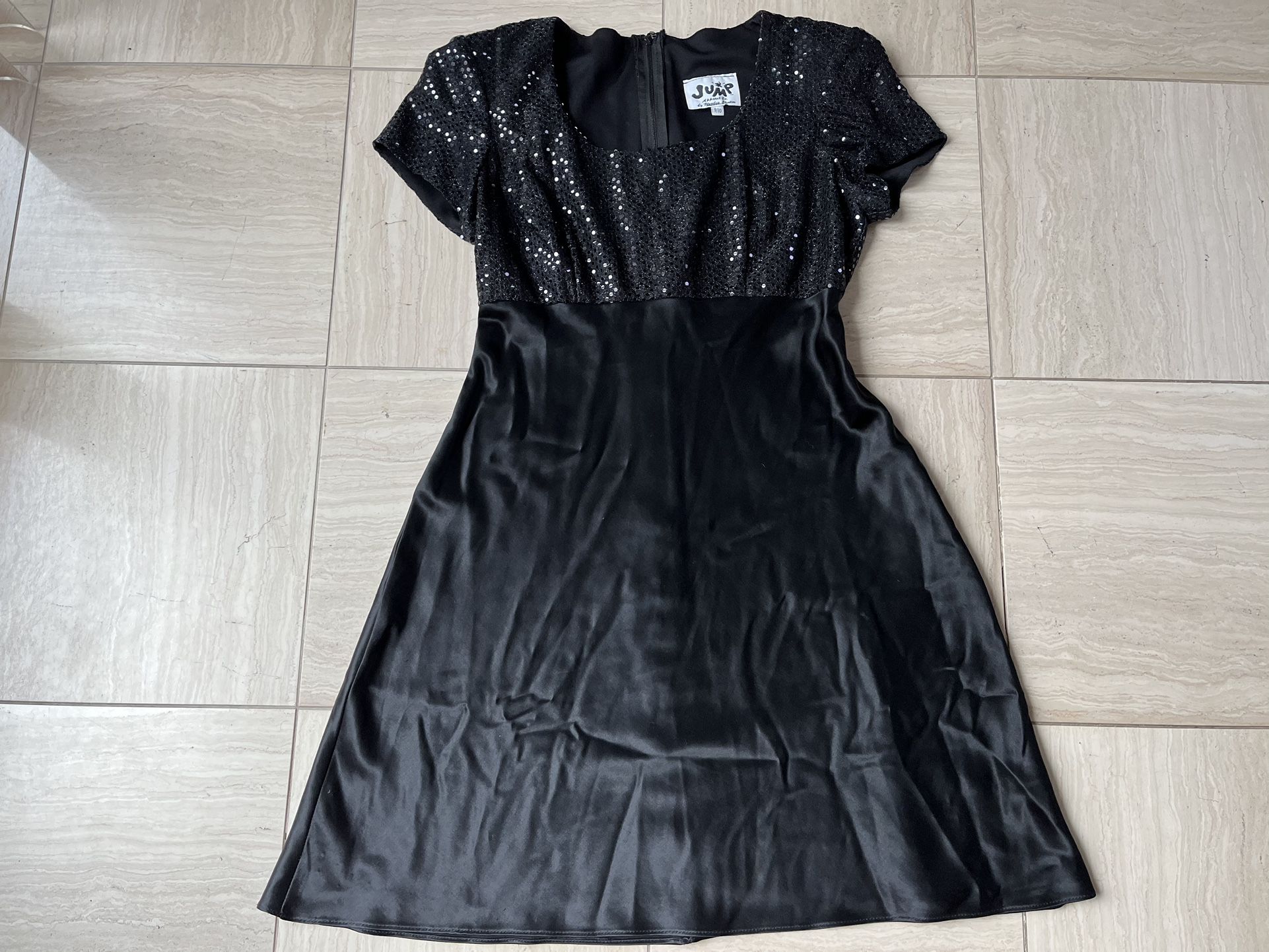 Black Sequin Top A-Line Dress - Junior’s Size 9/10