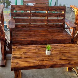 3 Piece Rocking Bench Set