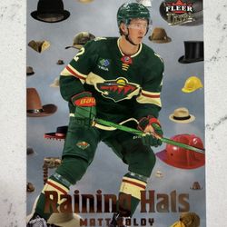 2023-24 Upper Deck Fleer Ultra Raining Hats Matt Boldy #11