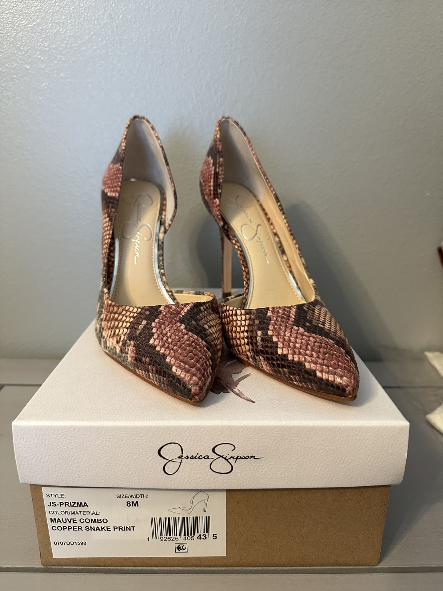 Copper Snake Jessica Simpson Heels