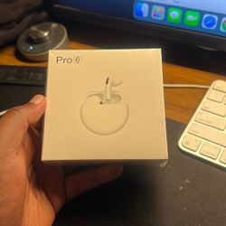 Pro 6 Bluetooth Earphones Wireless Bluetooth Headset Noise Cancelling Earbuds