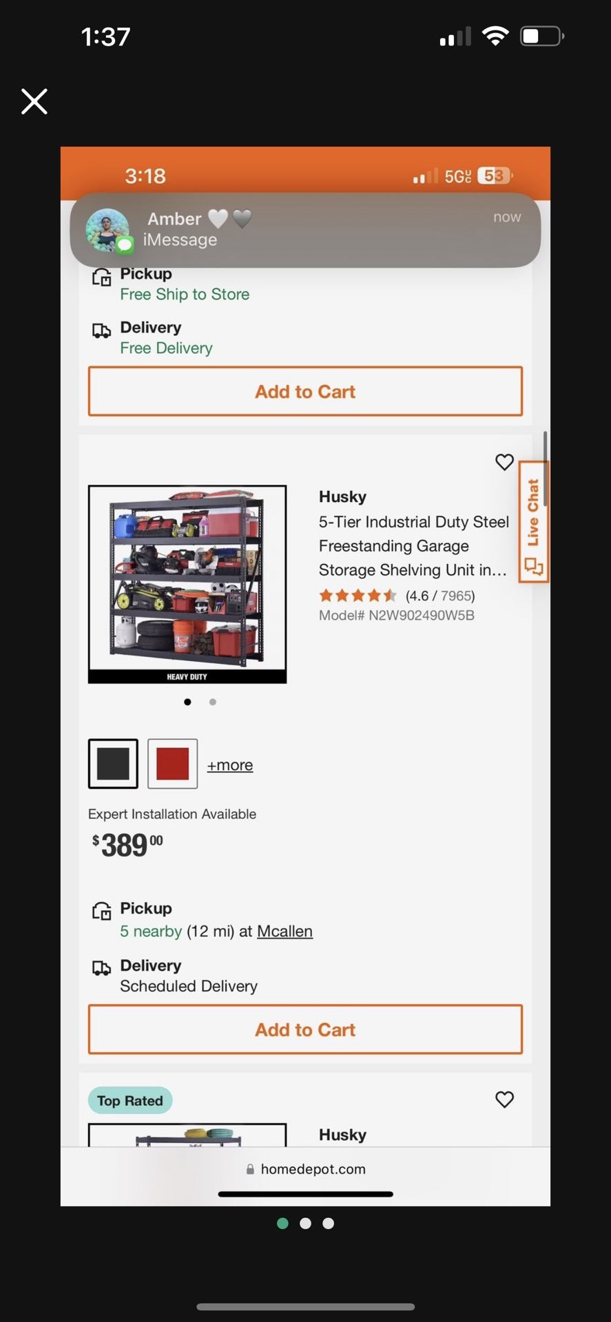 Husky Garage storage