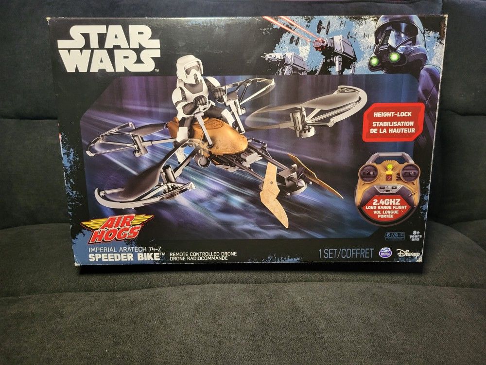 Starwars Airhogs Speeder Bike Quadcopter NON-FUNCTIONAL