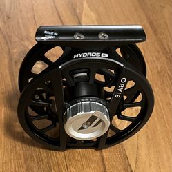 Orvis Hydros III (5-7 Weights) Fly Fishing Reel, Black, Brand New