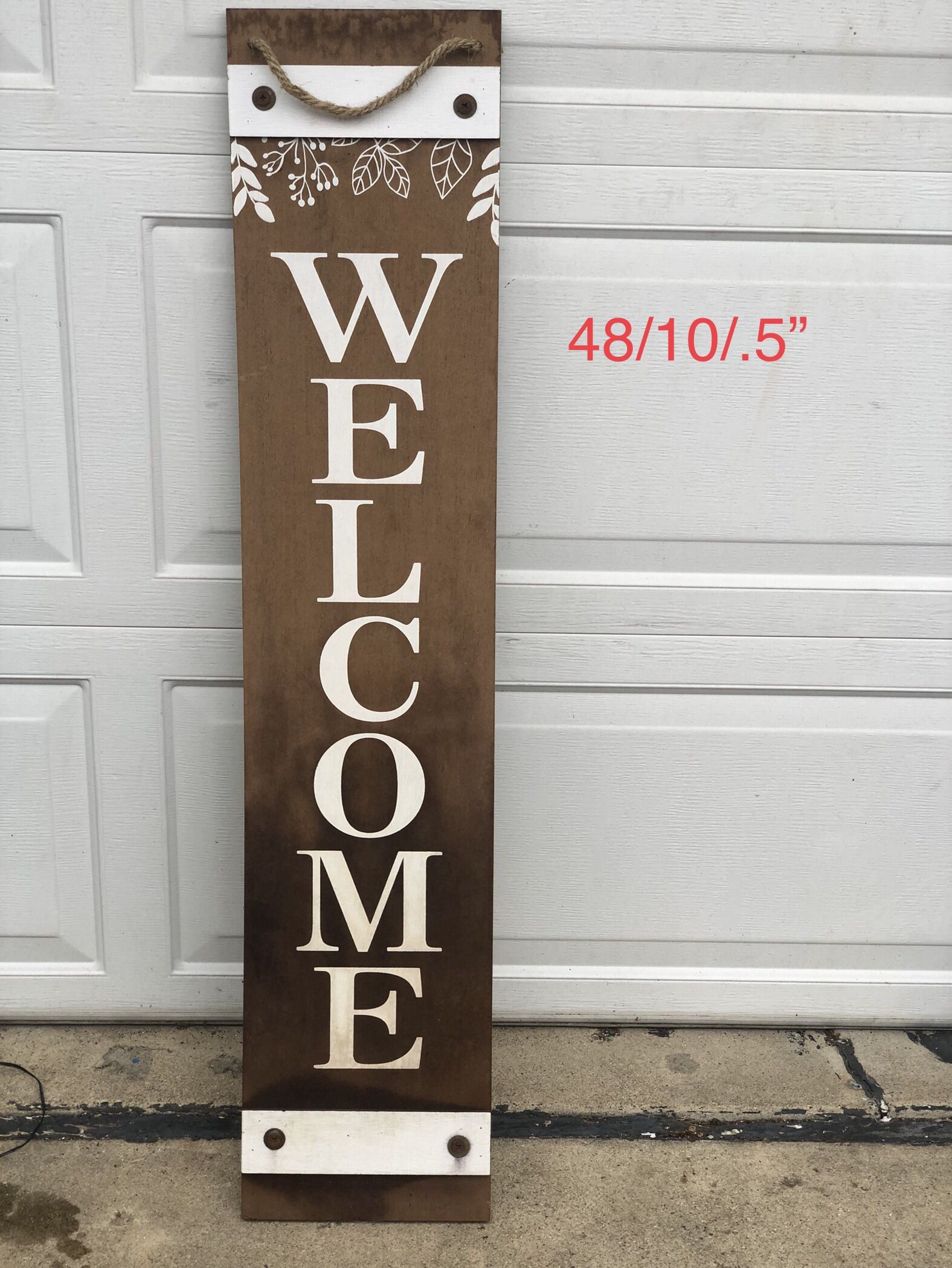 welcome/hello spring sign 