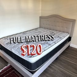 New Full Mattress Only $120