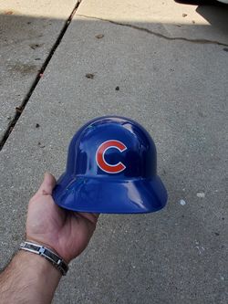 Cubs helmet.