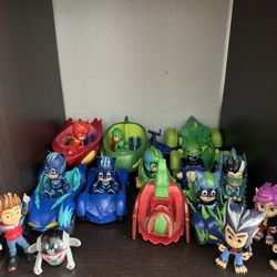 Pjmask Figures And Vehicles