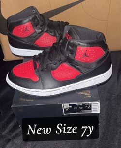Jordan Access GS Sneakers Black Red Size 7Y