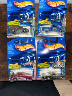 Hot Wheels Die-Cast Cars Lot of 4