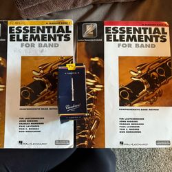 CLARINET ESSENTIAL ELEMENTS BOOK 1 & 2 