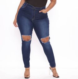 Fashion Nova Plus Size Jeans