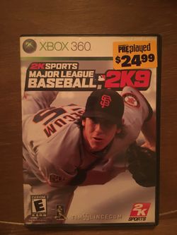 Xbox 360 mlb 2k9