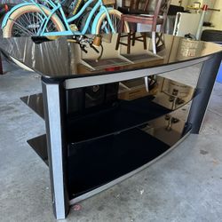 Glass Entertainment Center / TV Stand