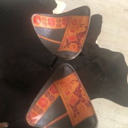 $30. AMoroccan Saddle Stools (2)