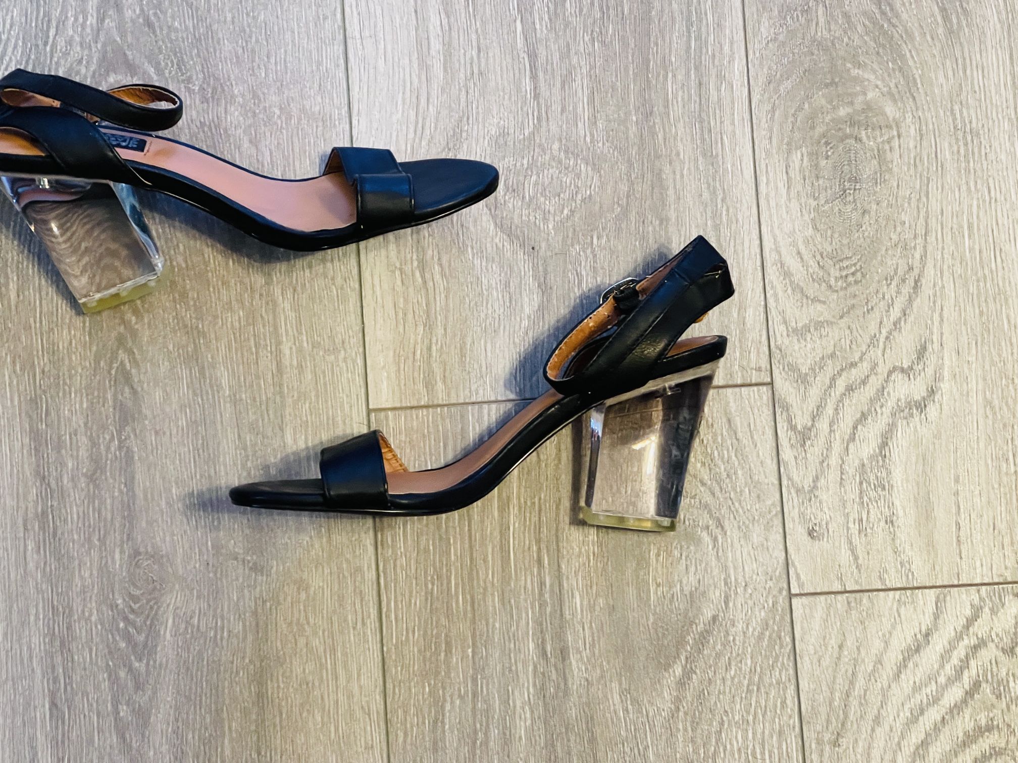 Urban outfitters clear heels.