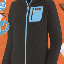 Hot Chocolate Run Textured Hoodie/Jacket/Fleece 2025 Full Front Zip NWOT Wm’s XL