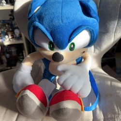 Sonic The Hedgehog Plush Backpack