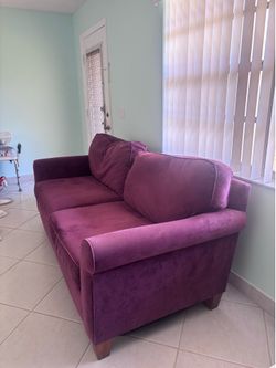 Purple couch