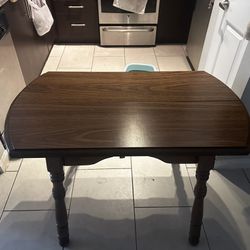 Solid wood table 