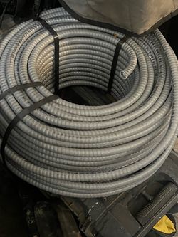 AFC pre installed 3 wire 12 awg flex amor steel coated pvc weather proof 250’ft coil new