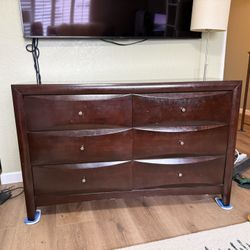 Nightstand and Double Dresser
