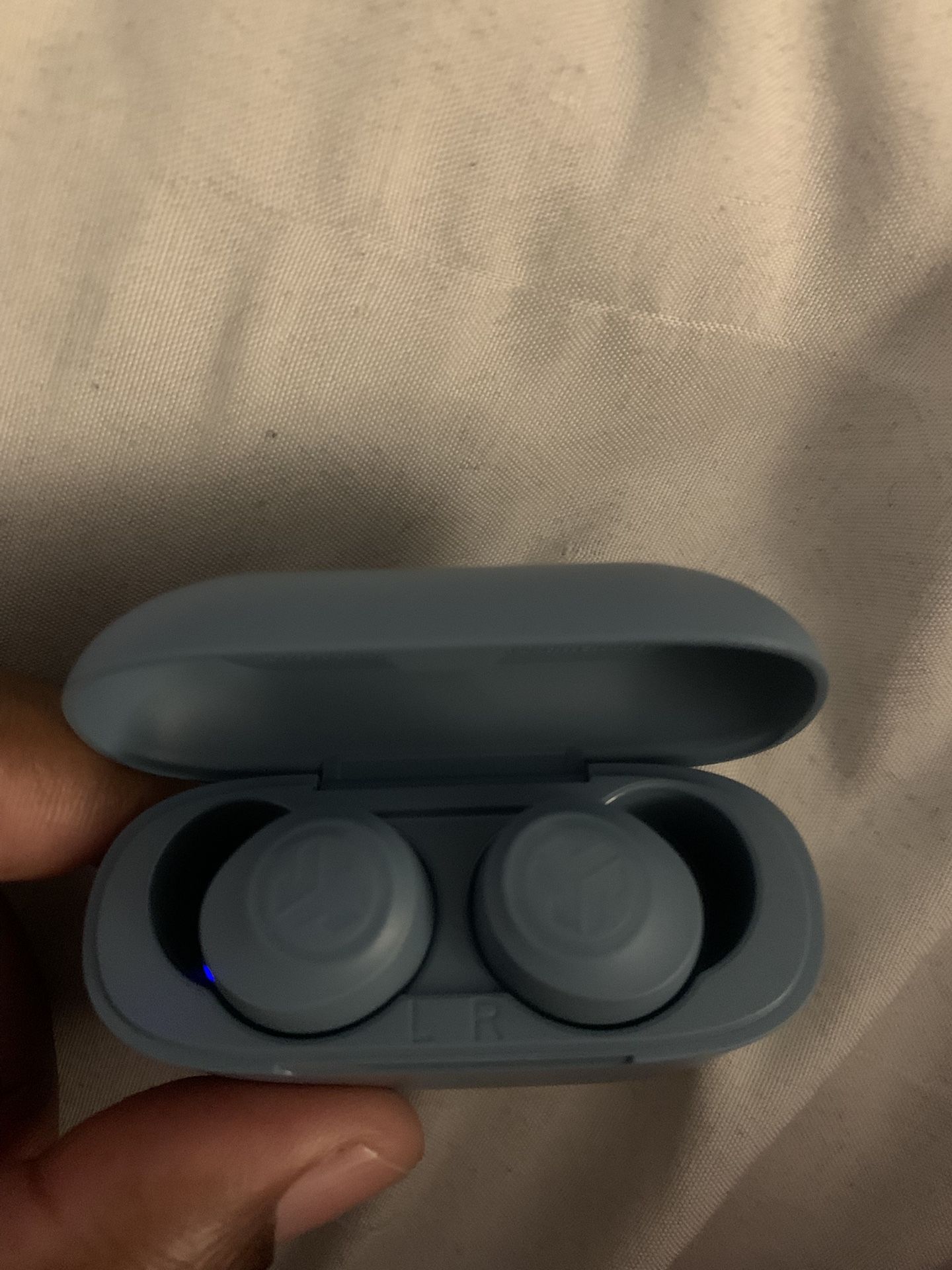 JLab bluetooth headphones with case 