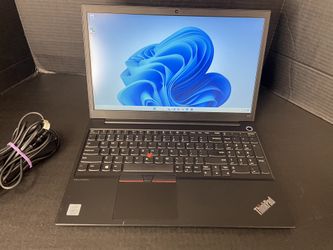 Lenovo ThinkPad E15 256 gb ssd 8gb ram 2.10 GHz windows 11 i3 10th Gen