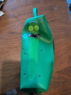 Really cool Rick and Morty Pickle Rick Pencil Case Pouch