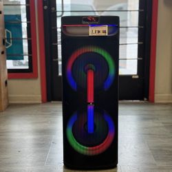 Party Speaker Brand New With Mic , USB & Bluetooth Cash Deal $169
