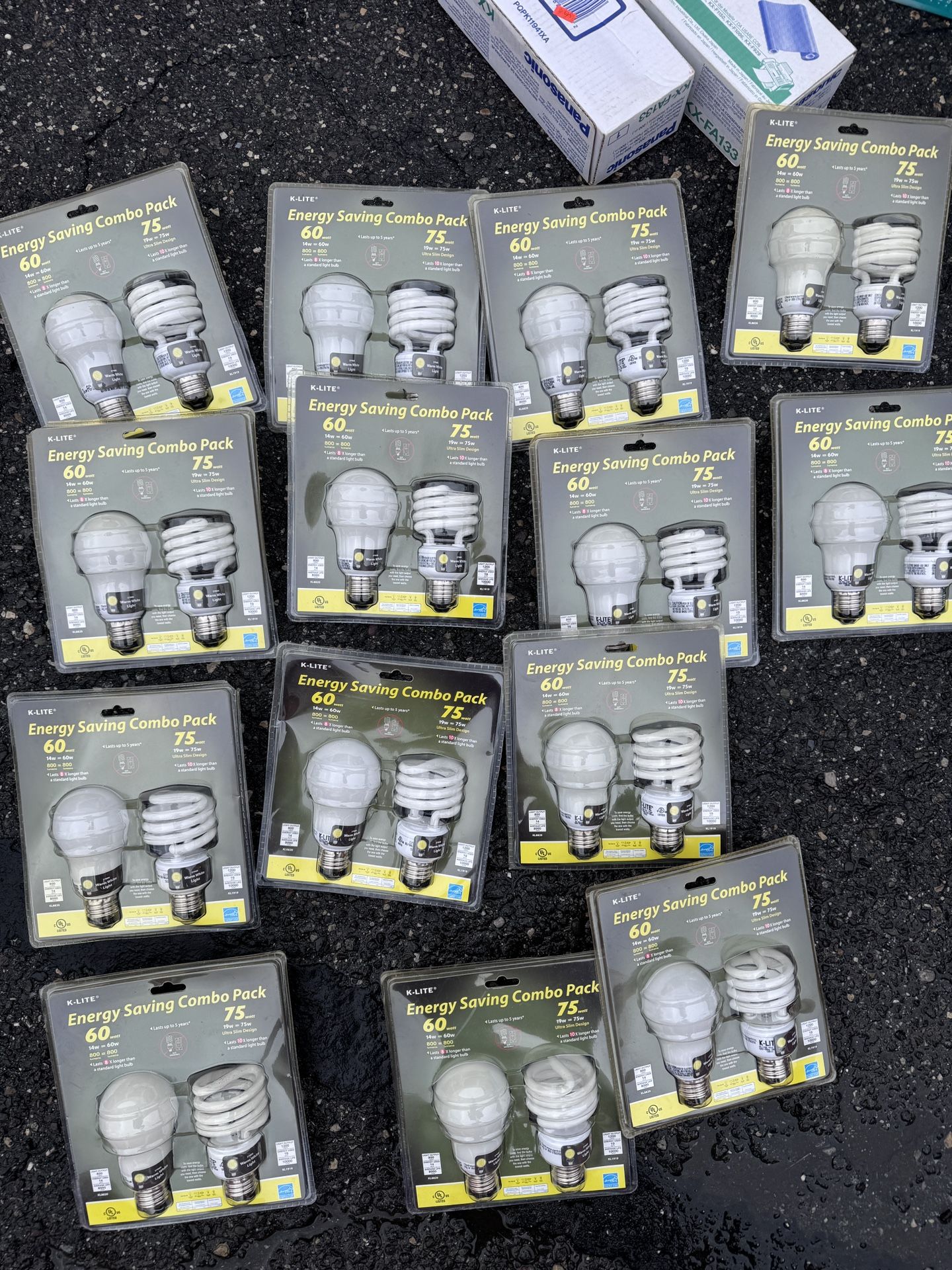 K-Lite Energy Saving Pack 100 Watt Light Bulbs