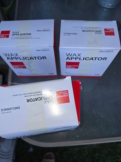 Wax applicators